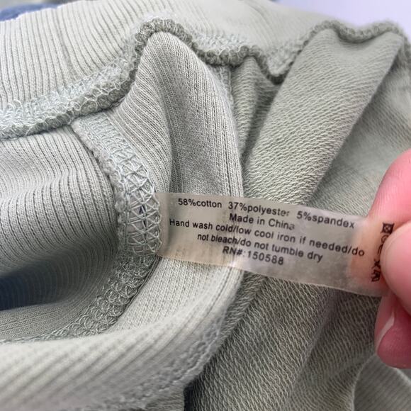 2/$30 SUNDAYS NYC Mini Skirt Size 0 NEW Green Soft Athleisure Drawstring - Picture 5 of 8